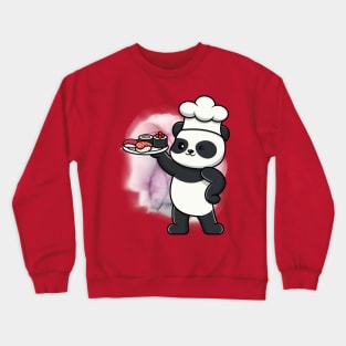 Master Chef Cute Panda - Adorable Panda - Kawaii Panda Crewneck Sweatshirt